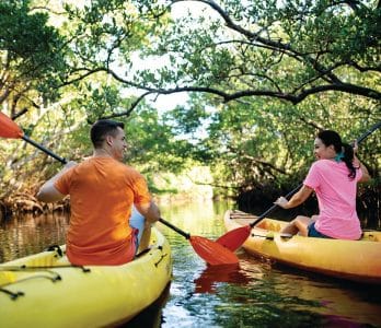 Kayak Couple Paddles_rgb_l ©Bradenton Area CVB